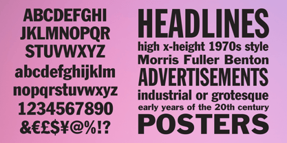 Franklin Gothic Font Poster 3